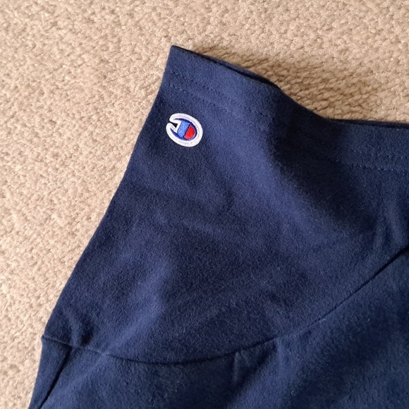 ❤️ New! Champion T-Shirt Dress Blue Women's Medium Cotton Blend Short Sleeve - Picture 7 of 10